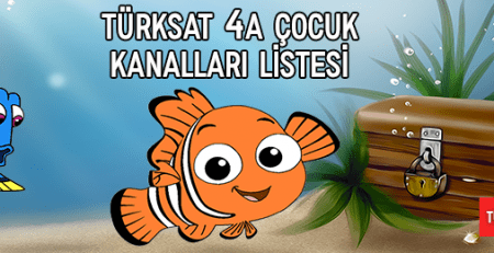 2018 Türksat 4a Çocuk Kanalları Listesi
