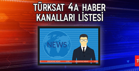 2018 Türksat 4a Haber Kanalları Listesi